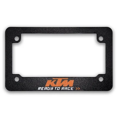 Marco de matrícula texturizado naranja para motocicletas KTM Racing (TODOS LOS MODELOS) Foto 1 de 2