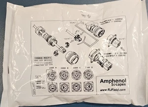 Menge: 5 Original Amphenol Socapex 30470-RJF STECKER RJF 6M G 18-19 KOSTENLOSER VERSAND - Bild 1 von 3