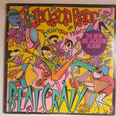 SEALED JOE JACKSON BEAT CRAZY ORIGINAL Hype Sticker 1980 US 12" VINYL LP - Image 1 of 4