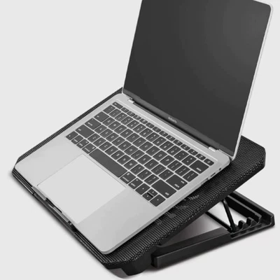 Colored Lights Notebook Riser CPU Cooling Laptop Stand Holder  Computer - Image 1 of 4