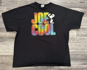 Vintage Peanuts Snoopy “Joe Cool” Shirt Mens Size 2XL Black Cedar Fair Tie Dye - Picture 1 of 7