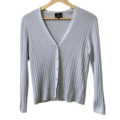 Auténtica COLECCIÓN LANVIN - Cárdigan para mujer azul gris Foto 1 de 4