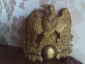 Aigle plaque de shako 2ème Empire - Picture 1 of 6