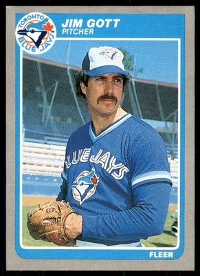 1985 Fleer Jim Gott Toronto Blue Jays #105 - Image 1 of 2