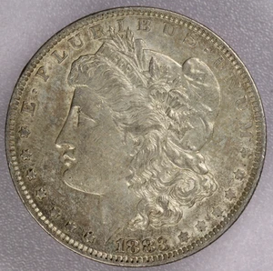 1883-O $1 Morgan Silver Dollar-AU/UNC - Picture 1 of 2