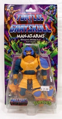 Figura Mattel MOTU TMNT Turtles Of Grayskull Man-At-Arms 5.5" onda 1 Foto 1 de 4