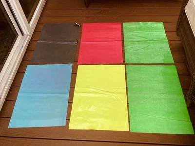 Seis paneles grandes de charol - colores surtidos Foto 1 de 2