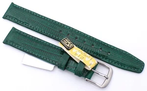 14mm echt Teju Eidechse skin Lizard Deutscher Hersteller Graf Uhrenarmband - Picture 1 of 3