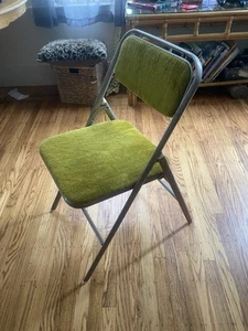 Vintage 1957 Samsonite Green Folding Chairs (x4) - Picture 1 of 5