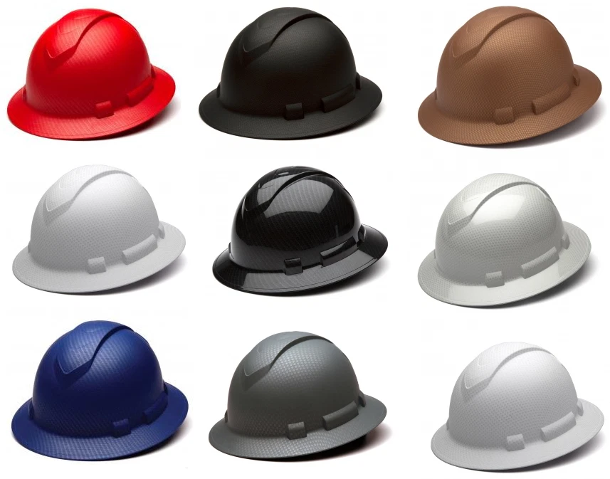 Sombrero duro de ala completa Pyramex Ridgeline - suspensión de trinquete de 4 puntos Foto 1 de 1