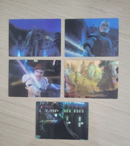 2010 Topps Star Wars Clone Wars ... Rise of the Bounty Hunters 5 Motion Card Set - Picture 1 of 2