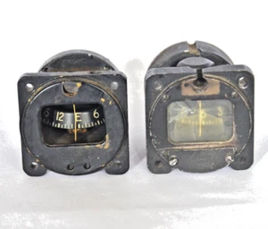 US Military Air Force CB-2100-T4 Airpath Magnetic Indicator AN5766-T4 (2 Pcs) - Bild 1 von 8