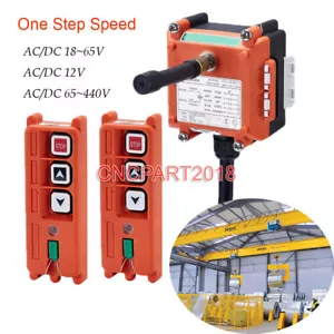 Hoist Crane Radio Industrial Wireless Remote Control F21-2S 12V 18V-440V 2Button - Picture 1 of 13
