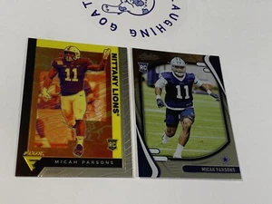 Micah Parsons 2 Karten RC Rookie Lot!! Chronicles Draft Absolute RC !! Toller Stern!! - Bild 1 von 4