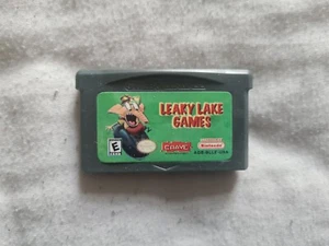 LEAKY LAKE GAMES Nintendo Game Boy Advance GBA Game USA AMERICAN Version - Imagen 1 de 2
