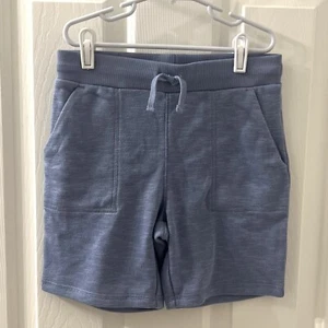 Janie And Jack Boys Heathered Blue Cotton Shorts With Pockets New w/t Size 8 - Picture 1 of 5