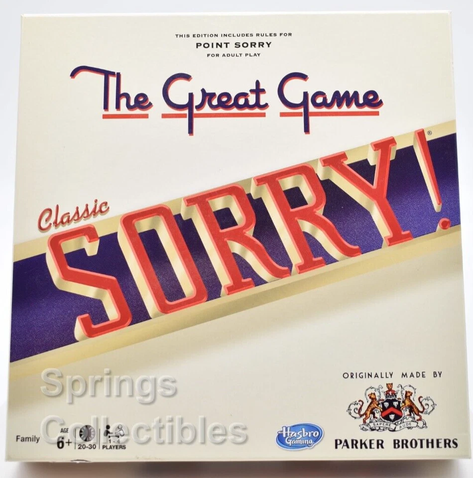 Sorry Classic Edition Board Game - Winning Moves Games (2013) - Image 1 of 1