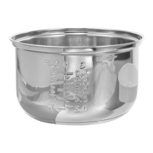 Rice Cooker Steel Inner Pot Liner Replacement Electric Travel - Picture 1 of 12