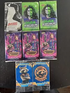 8x Marvel Sealed Packs Lot - Hulk Daredevil Guardians of the Galaxy Volume 2 + 3 - Picture 1 of 8