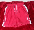 Kids Dual Purpose Red White Shorts With Built In Swimming Panel, Good Condition