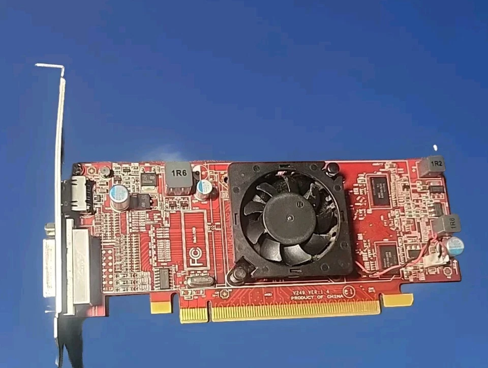 For HP Ati Radeon HD7350 512MB DDR3 HDMI DVI Graphics Card 695625-001 - Image 1 of 3