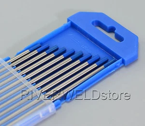 3.2mm x 150mm 2% Lanthanated TIG Tungsten Electrode WL20 Sky Blue Pack of 10 - Picture 1 of 6