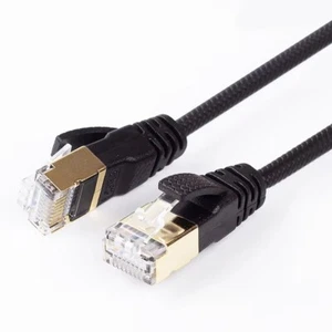 CAT.8 CAT 8 Patchkabel Netzwerkkabel LAN DSL Ethernet Netzwerk Kabel 2m - Bild 1 von 4