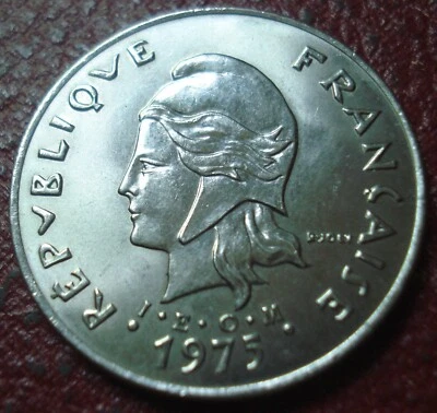 1975 FRENCH POLYNESIA 50 FRANCS IN AU CONDITION - Image 1 of 2