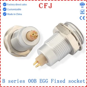 EGG 00B 2 3 4 5 6Pin Female Socket Circular Connector for Audio Equipment Camera - Picture 1 of 8