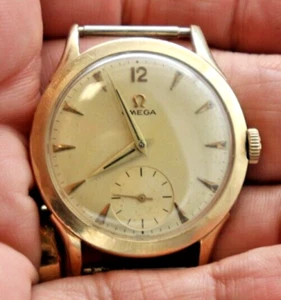 Reloj Pulsera Omega CAL 361 Redondo Vestido Cuerda 34mm De Colección Para Hombre Funciona Original - Imagen 1 de 7