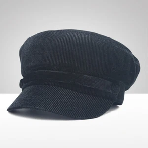 Barge Fisherman Greek Sailor Lennon Cord Mariner Breton Cap Navy Olive 4 Größen - Bild 1 von 7
