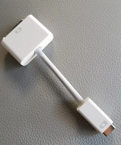 Genuine Apple MacBook iMac Mini-DVI to DVI-D Video Adapter Cable Mini DVI to DVI - Picture 1 of 5