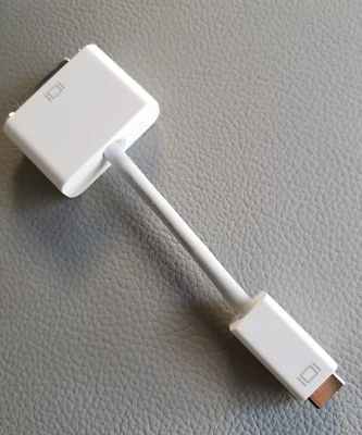 Genuine Apple MacBook iMac Mini-DVI to DVI-D Video Adapter Cable Mini DVI to DVI - Image 1 of 4