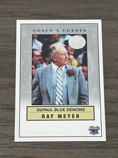 2001 Fleer Greats of the Game Coach's Corner Ray Meyer #7CC 
