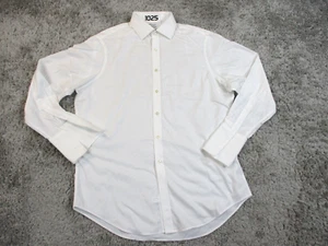 TM Lewin Shirt Mens 17 26 White Non Iron Regular Fit French Cuff Dressy Work - Picture 1 of 14