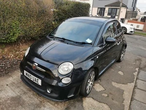 Fiat 500 Abarth MATTE BLACK Pre cut Sunstrip *NO TRIMMING REQUIRED* - Picture 1 of 4