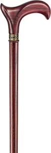 Asterom Walking Cane Handmade Ergonomic Wooden Men Women 32" inch Stick Cherry - Picture 1 of 7