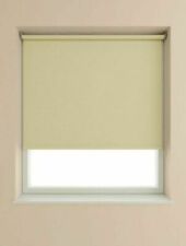 100% Blackout Plain Fabric UV Resistance Thick Thermal Trimmable Roller Blinds