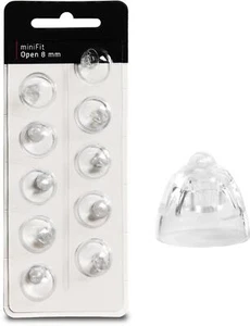 EWANTO miniFit 10er Blister 8 mm Open wie Oticon Kuppeln Ex-Hörer - Bild 1 von 3
