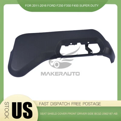 Front Driver Seat Trim Panel For 2011-2016 Ford F250 F350 F450 F550 Super Duty Foto 1 de 4