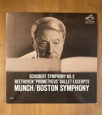 Munch Boston Symphony Schubert Symphony No.2 Vinyl Record RCA LM 2522 - 1962 - Image 1 of 4