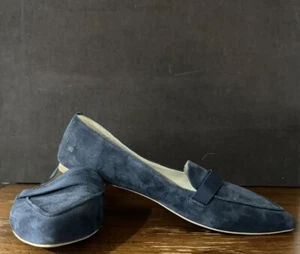 Boden Abbie spitze Halbschuhe Flats Gr. 40 dunkelblau - Bild 1 von 9