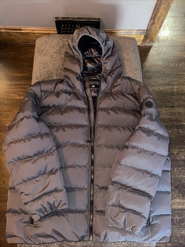 Cappotto giacca Michael Kors uomo grigio trapuntato premium piumino imbottito taglia 4XT