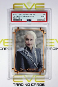 Graded Game of Thrones Card - #9 2021 Daenerys Targaryen - Copper /199 - PSA 9 - Picture 1 of 2