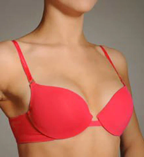 NWT red Huit 8 underwire air padded push up bra 32C  - Image 1 of 1