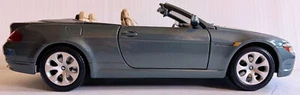 MAISTO ESCALA 1:18 BMW 645 Ci GRIS DESCAPOTABLE METAL FUNDIDO A PRESIÓN Y PLÁSTICO COCHE ESPECIAL - Imagen 1 de 9