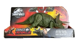 Jurassic World Dino Rivals TRICERATOPS Dual Attack Dinosaurier Mattel Park 2019 - Bild 1 von 3