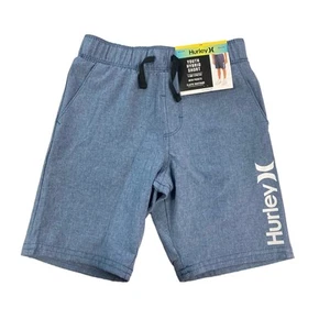 Hurley Boy's Comfortable 4 Way Stretch Drawstring Pull On Hybrid Short - Picture 1 of 10