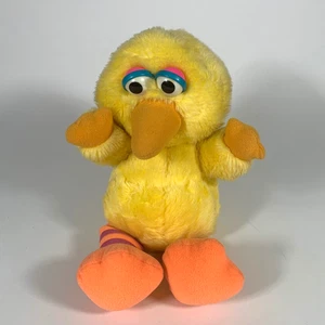 Peluche peluche vintage Hasbro Softies 12" Sesame Street bambino uccellino grande - Foto 1 di 9
