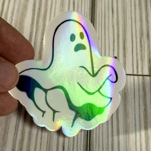 Wasserdichte Vinyl Aufkleber Beute Wangen Geist Sticker, lustige Sticker - Bild 1 von 2